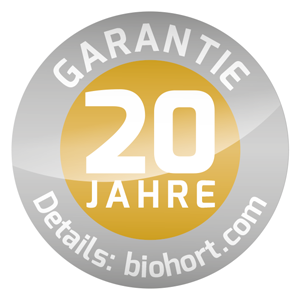 Biohort 20 Jahre Garantie