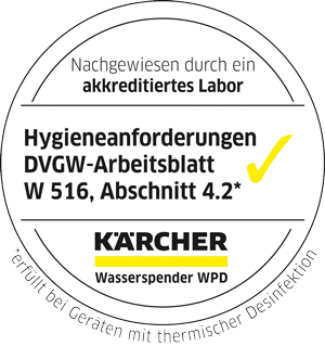 Kärcher WPD erfüllt Hygiene-Anforderung