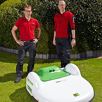 Die ETESIA Mähroboter-Experten vom Deterding Fachmarkt