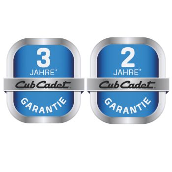 Cub Cadet 3-Jahres-Garantie