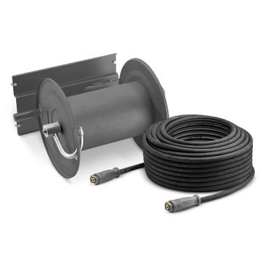 Schlauchtrommel 40m HD-Schlauch pulverbeschichtet