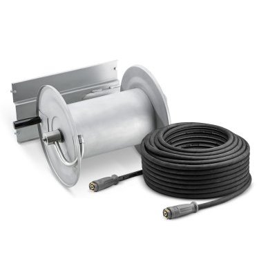 Schlauchtrommel 40m HD-Schlauch Edelstahl