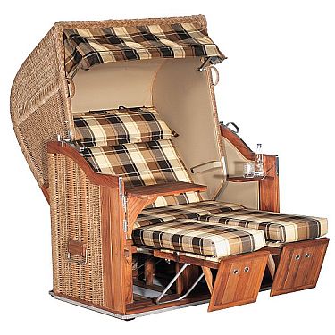 Strandkorb Classic Teak hyacinth