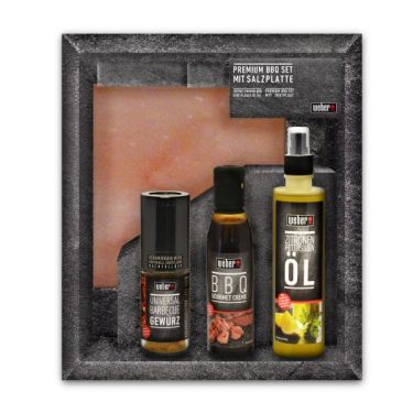 Premium BBQ Set mit Salzplatte im Geschenkkarton