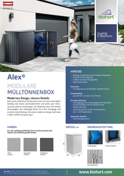 Biohort Mülltonnenbox ALEX