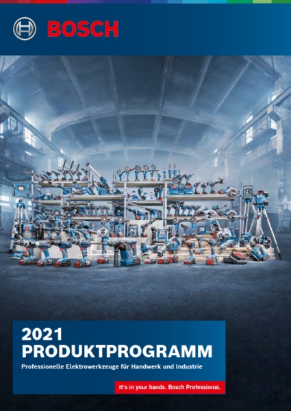 BOSCH Professionelle Elektrowerkzeuge - Das Produktprogramm 2021