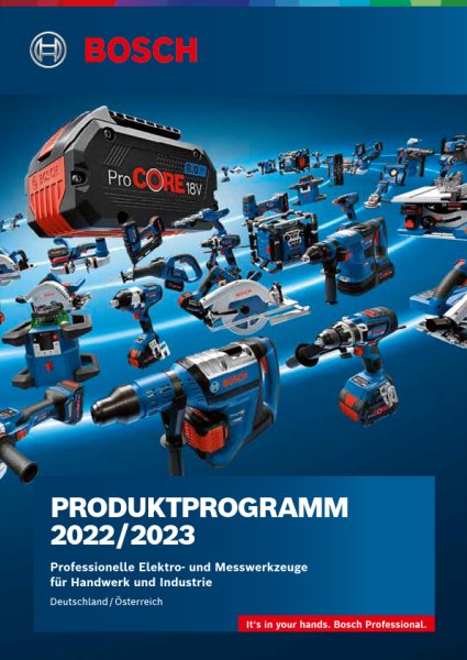 BOSCH Professionelle Elektrowerkzeuge - Das Produktprogramm 2021