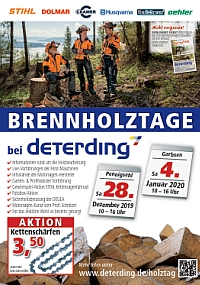 Aktionsprospekt zu den Brennholztagen 2019/20