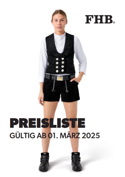 FHB Preisliste 2025