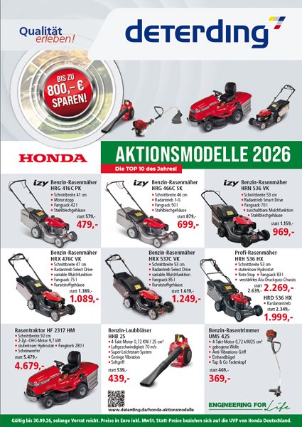 HONDA Flyer Aktionsmodelle 2026