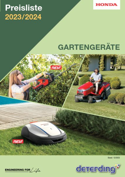 HONDA Preisliste Garten 2023/24