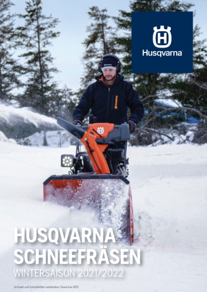 HUSQVARNA Schneefräsen-Broschüre 2021/22