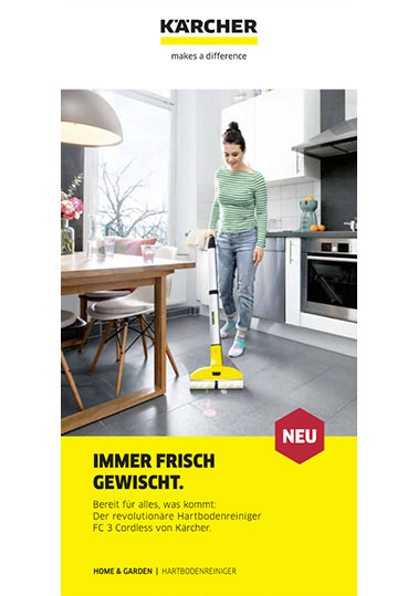 KÄRCHER Akku-Hartbodenreiniger FC 3 Cordless