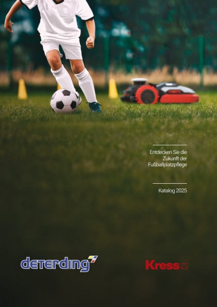 KRESS Mähroboter für die Sportplatzpflege 2025