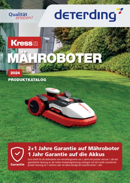 KRESS Mähroboter-Broschüre 2024