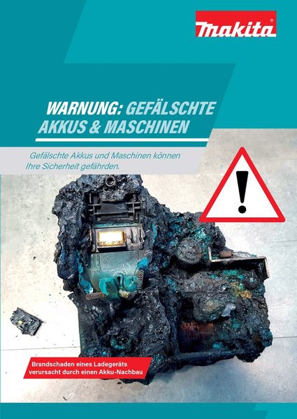MAKITA - Infos zu gefälschten Akkus & Maschinen