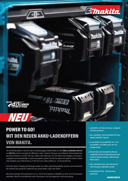 MAKITA Akku-Ladekoffer