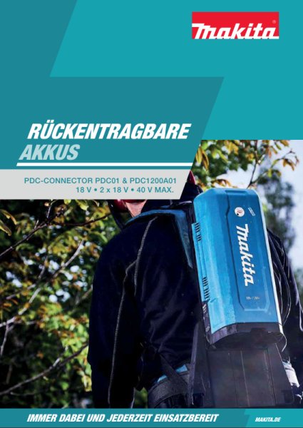 MAKITA Rückentragbare Akkus