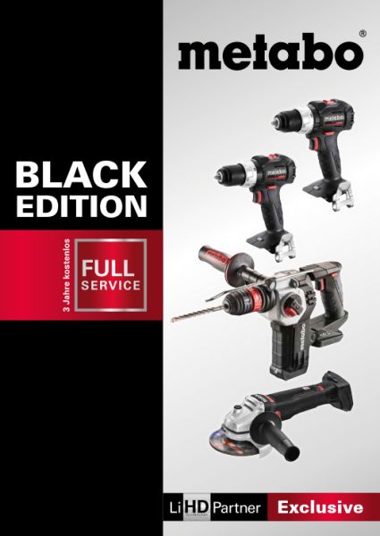 METABO Black Edition - ein echter Blickfang