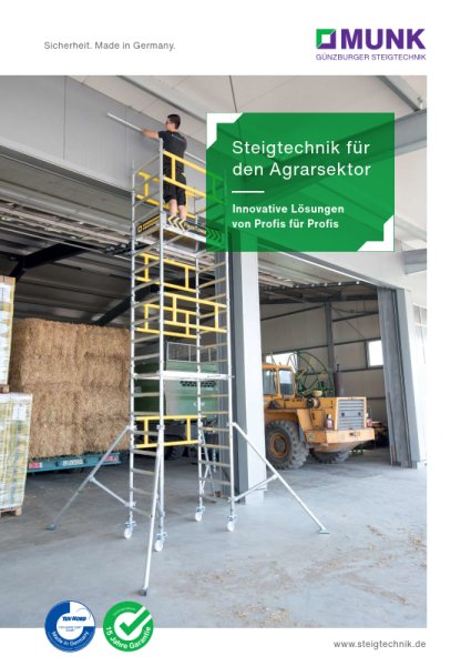 MUNK Steigtechnik für den Agrarsektor