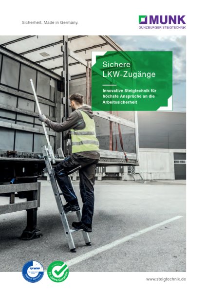 MUNK Steigtechnik für sichere LKW-Zugänge