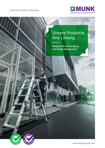 MUNK Steigtechnik für Reinigung und Facility Management