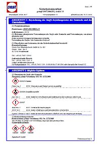 Sicherheitsdatenblatt OEST OecoMix 2-Takt