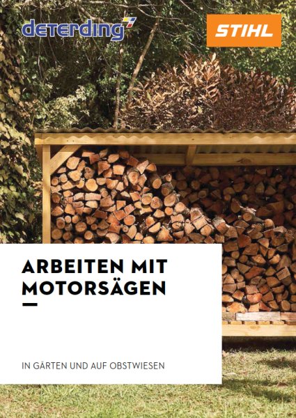 STIHL Broschüre Arbeiten mit Motorsägen