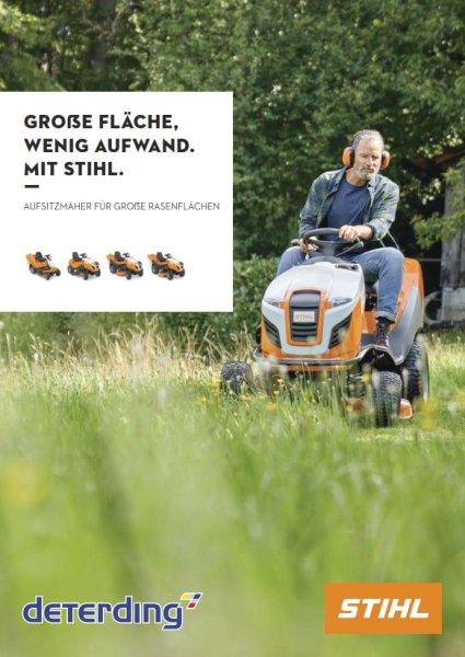 STIHL Broschüre Aufsitzmäher