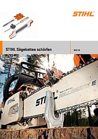 STIHL Broschüre Sägekette schärfen