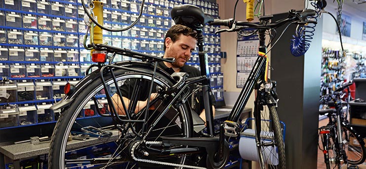 Werkstatt-Service für Zweiräder