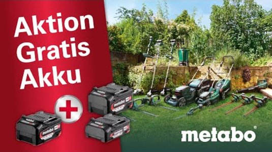 Aktion Gratis Akku von METABO