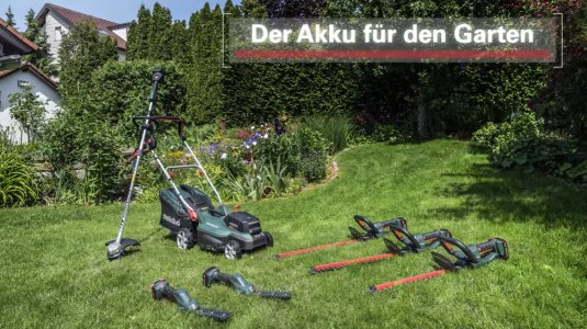 Der Akku für den Garten: Akku-Gartengeräte von METABO