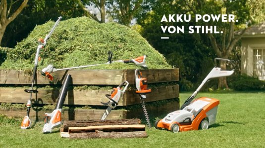 STIHL Akku-Power: Frühling ist Gartenzeit