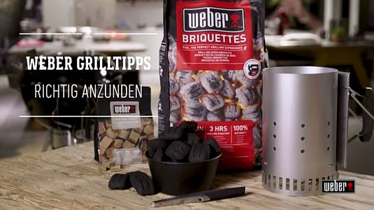 WEBER Grilltipps - Richtig anzünden