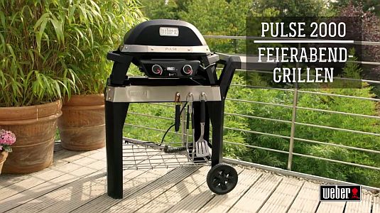 Feierabend Grillen mit dem WEBER PULSE 2000