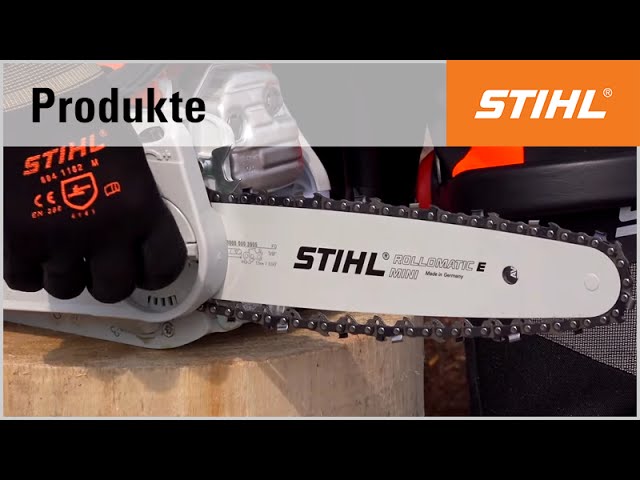 Die STIHL Komfortmerkmale Kettenschnellspannung und ErgoStart 