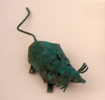 Kupfer-Figur Maus