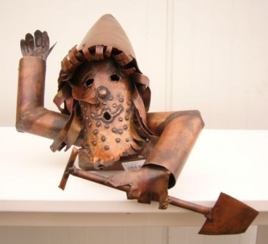 Kupfer-Figur Zwerg